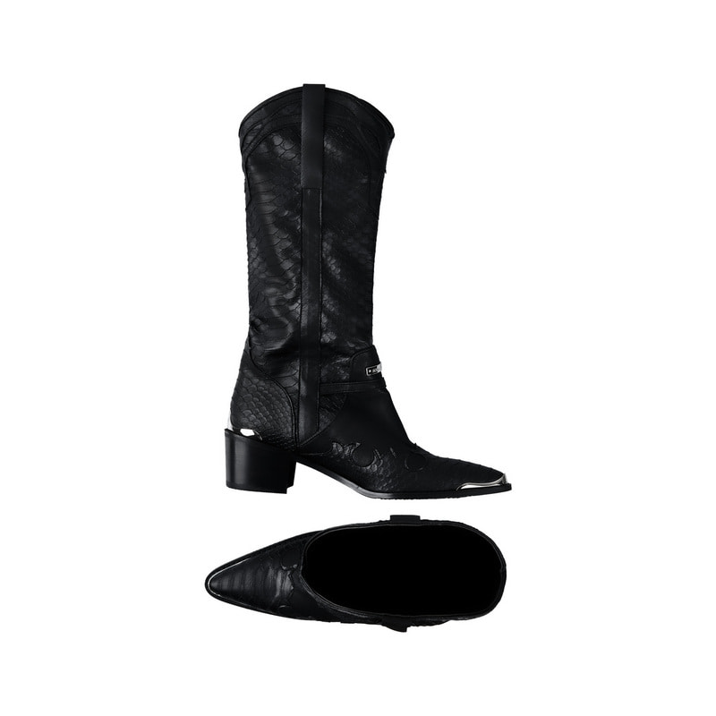 2000 Winter Western Boots (Black)
